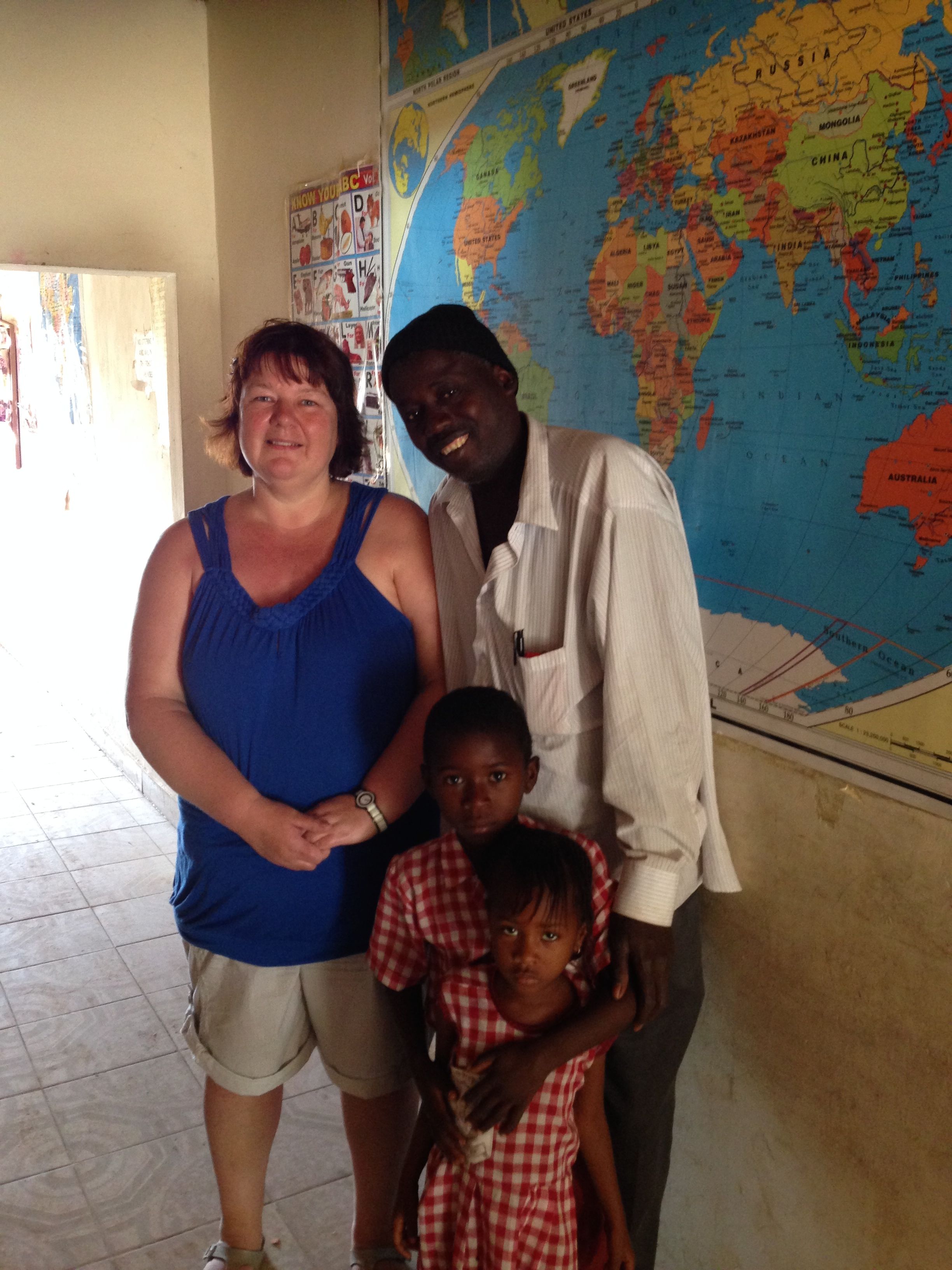 Foto van kennismaking met de school